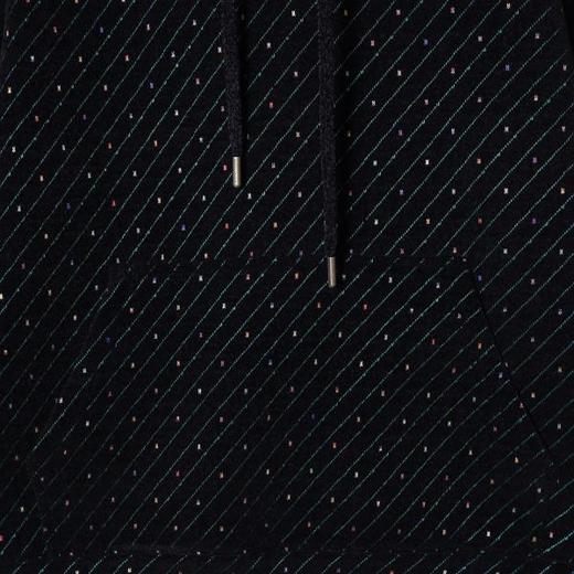 WY1450SDSA男士秋冬新款痞帅男装休闲撞色斜纹连帽卫衣宽松百搭套头上衣 商品图2