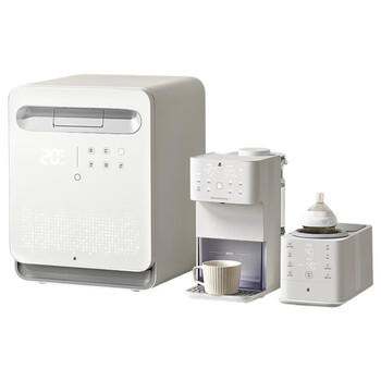 小白熊消毒柜婴儿紫外线带烘干2030+定量泡奶机5061+红外摇奶器暖奶5096 商品图0