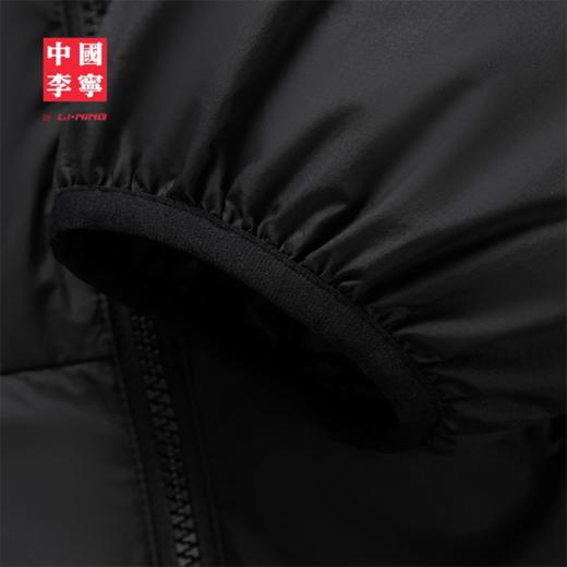 中国李宁男子反光防泼水宽松90%鸭绒短羽绒服AYMV541 商品图8