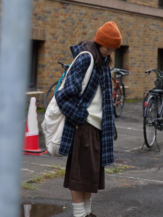 步履不停/5D45067C/半松紧巧克力棕灯芯绒六分裙裤 商品图1