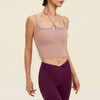 跃牌【禅语梵心】系绳缩褶美背速干运动内衣女防震跑步文胸健身瑜伽背心WX5750 商品缩略图4
