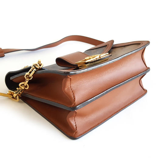 【95新】LV路易威登DAUPHINE系列M44391中号老花达芙妮链条包单肩包女士181125AK03 商品图6