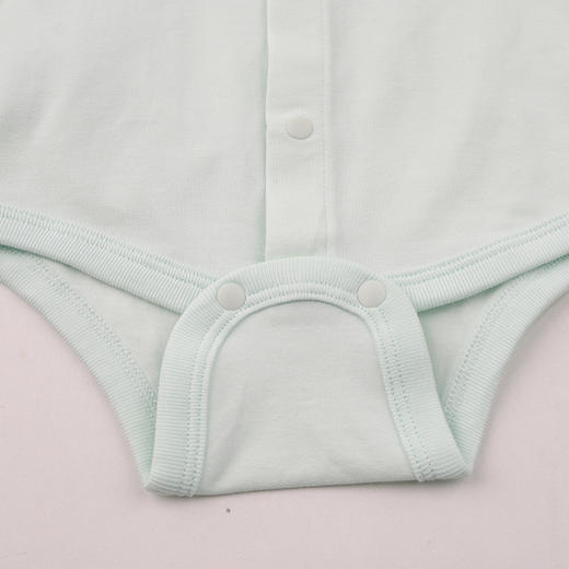 棉果果春季新品男宝女宝立体图案5A抗菌纯棉三角爬服5A抗菌纯棉对开三角连体衣M101712226010 商品图2