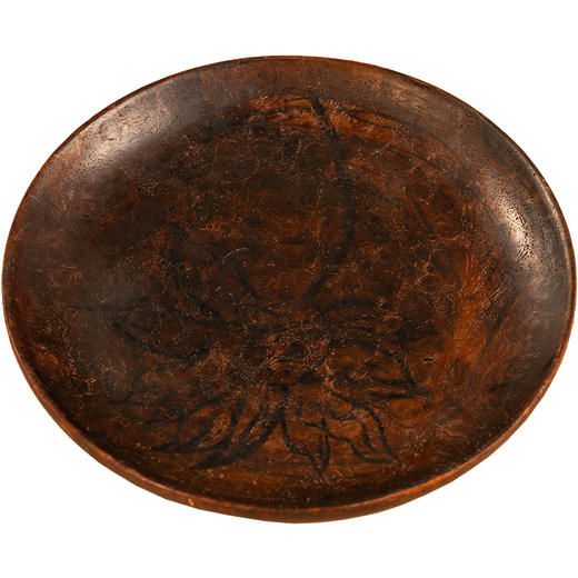 清	瘿木整挖香盘 商品图4