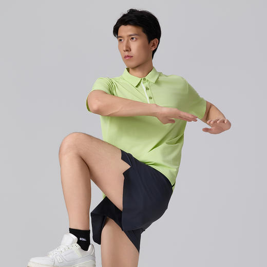 IYOGA 商务休闲｜豆绿Polo衫男士气质款 MT031 商品图1