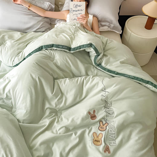 minmin潘帕斯羊绒被被子被芯 四季可用子母被 商品图10