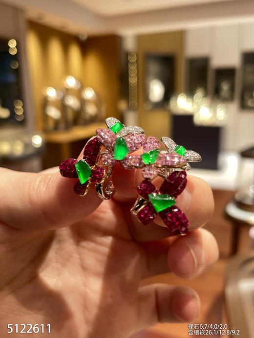 5122611，花朵耳坠。具体价格微信咨询 商品图2