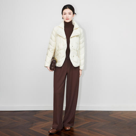 90白鸭绒短款羽绒服外套防风保暖WLZD2514204 商品图0