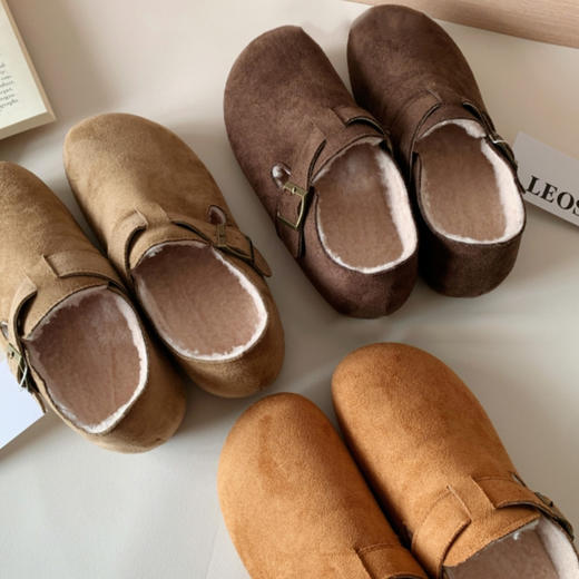 leos viti加绒勃肯鞋 | 一脚蹬设计 加绒保暖 上脚舒适 柔软轻便 商品图4