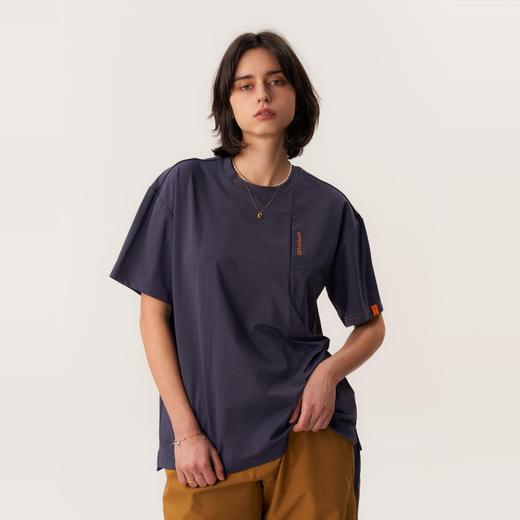 收纳轻量T恤印花仿棉透气吸汗速干短袖男女款UPPERVOID二普纬度 商品图1