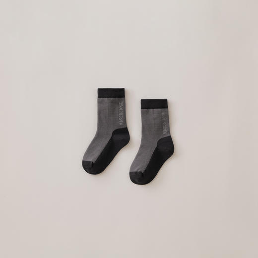 马克珍妮男童四季穿弹力透气拼色运动长袜2025年新款551932 商品图1