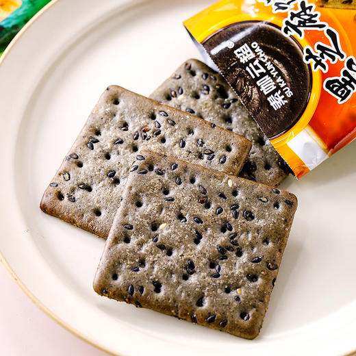 净素黑芝麻饼 花椒盐苏打饼台湾谷物饼干  商品图3