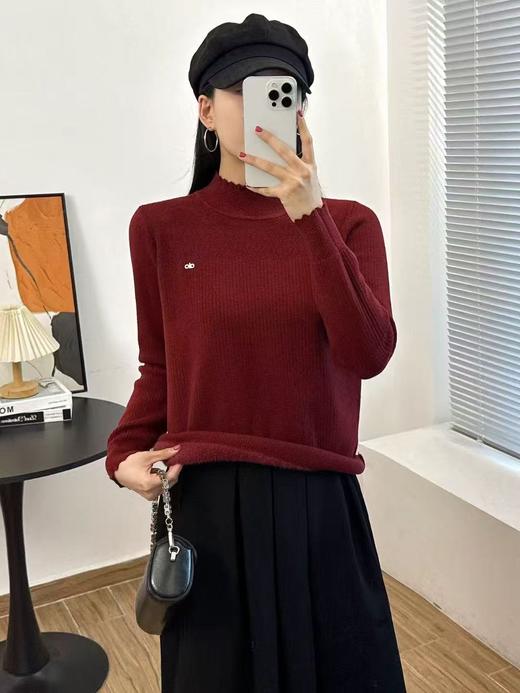 【GZ】无忧购 冬季加绒时尚温柔妈妈装针织打底衫3362#（截单后3-5天发货） 商品图2