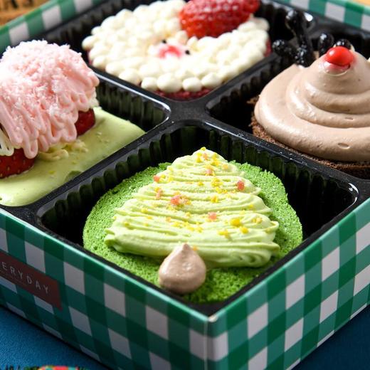 圣诞四宫格盒子蛋糕480g/个 商品图3