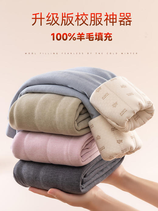 【环保健康面料❗️舒适透气抗寒保暖】儿童保暖裤子校服神器冬季内搭小学生加厚棉裤男女童羊毛打底绒裤。ja 商品图4