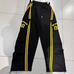 ZC松紧腰双口袋字母标工装裤50823 秋季 010163080115