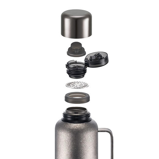 1034864 双立人Thermo Plus真空保温钛壶璀璨银1200ml 商品图1