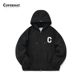 COVERNAT男女同款百搭时尚连帽拉链夹克CO2203JK30