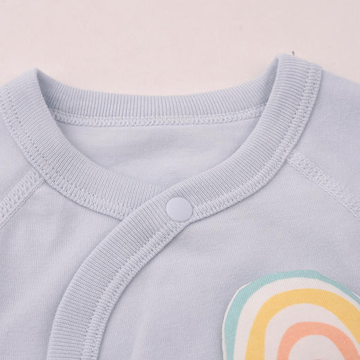 棉果果春季新品男宝立体图案5A抗菌纯棉长袖半背衣M111110226008 商品图2