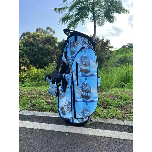 高尔夫 支架球包  黑色 蓝色 商品图4
