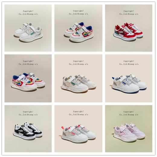 特价59元迪士尼【正版授权】【防伪标】儿童加绒运动休闲鞋板鞋时尚百搭彩绘色系男女童金典板鞋26-37 商品图0