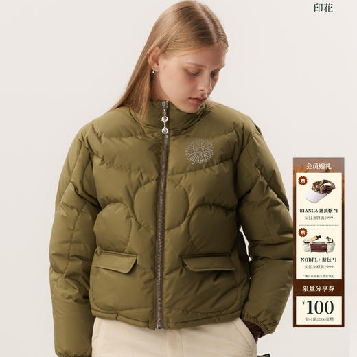 短款羽绒服保暖鹅绒面包服外套女秋冬新款UPPERVOID二普纬度 商品图0