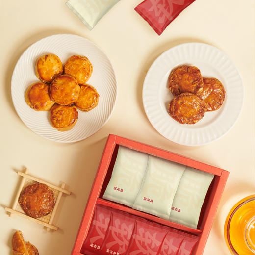 广州酒家 软脆双拼鸡仔饼2盒老字号糕点饼酥零食点心下午茶节日伴手礼 商品图4