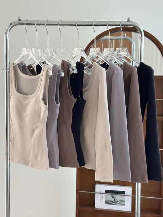 【羽绒石墨烯保暖背心and长袖】羽绒贴片+石墨烯+10A抑菌+自带胸垫+显瘦遮副乳❗️ 商品图5