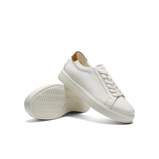 BF楼百丽百搭真牛皮小白鞋子女2026春新商场同款休闲板鞋E9D1DAM6预 商品图4