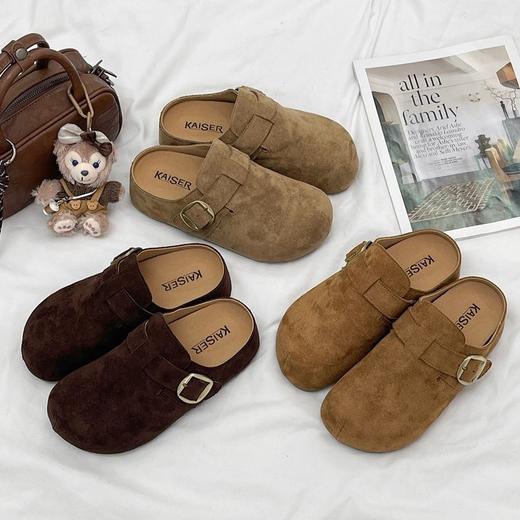 【限量赠品！】凯撒KAISER 复古内增高休闲勃肯鞋 单里棉里可选 I  可半拖可全包 4.5-5厘米内增高显高显瘦 秋冬百搭【棉全包、棉半包款 爆仓3-5天发货】 商品图9