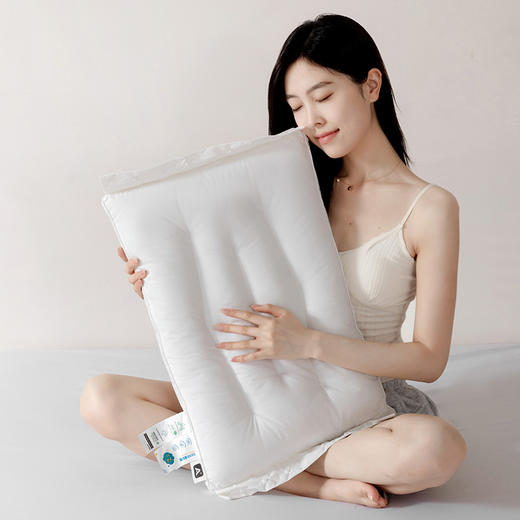 笙观相沐三合一全棉护颈美颜枕 牵引颈椎 可拆分区 稳固睡姿 舒适透气 商品图4