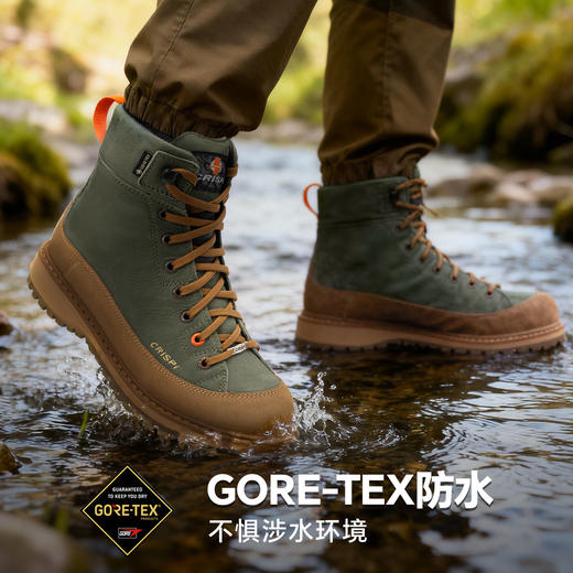 CRISPI秋冬新品户外防滑徒步登山鞋靴高帮男女马丁靴Monaco leeds 商品图2