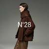 N°28【零压感】羊驼毛短款大衣女秋冬带围巾设计高级感毛呢外套 8855A1D717  商品缩略图2