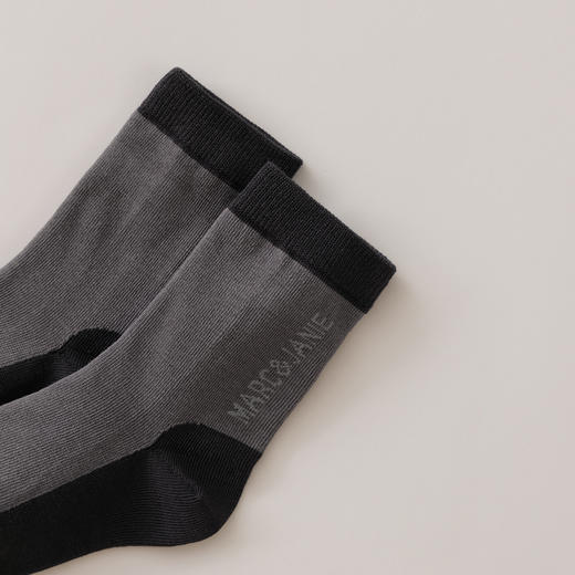 马克珍妮男童四季穿弹力透气拼色运动长袜2025年新款551932 商品图4