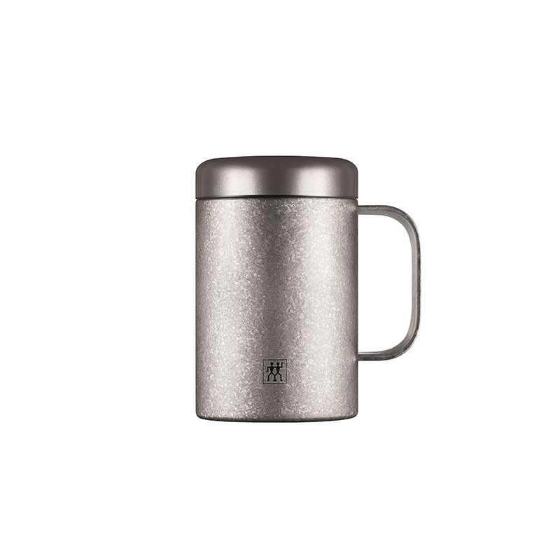1034862 双立人Thermo Plus真空保温钛马克杯璀璨银480ml