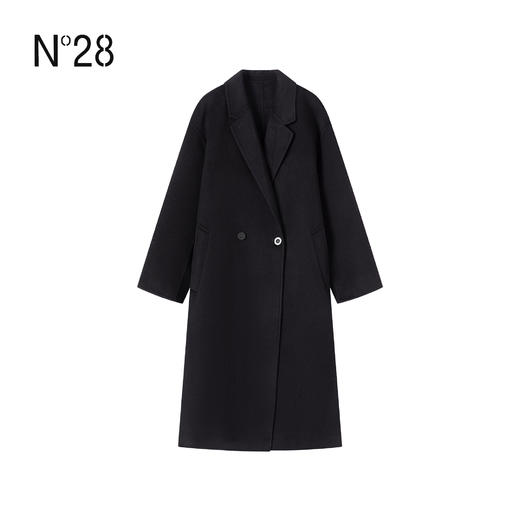 N°28  2025秋季新款设计师女装毛呢大衣885591D738  商品图4