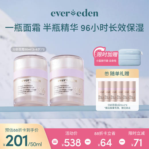 【套组】Evereden安唯伊密集高保湿精华面霜分龄面霜50ml*2件套 商品图2