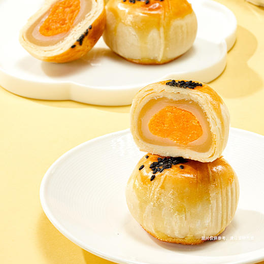 广州酒家 低糖莲蓉蛋黄酥糕点礼盒点心下午茶休闲零食美食小吃送礼 商品图5