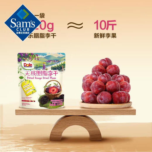 【山姆限定】都乐 无核胭脂李干 约16.5g/小袋 商品图2