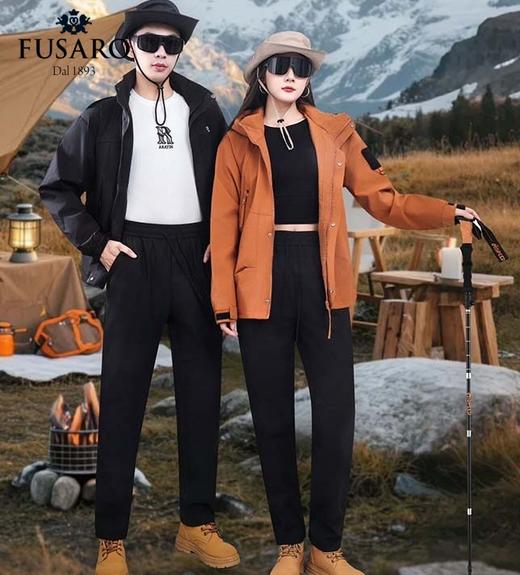 FUSARO意大利百年品牌【90白鸭绒情侣款羽绒裤 】外层防水，防污，拒油，省心守护，轻薄保暖有型不臃肿 商品图1