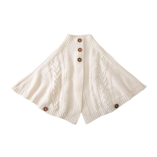 苏苏姐家织缘斗篷手工diy棒针编织羊毛线披肩上衣毛线团材料包 商品图4