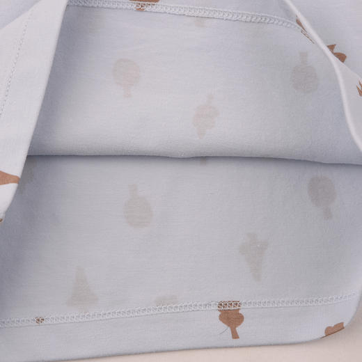 棉果果春季新品男宝满印柔软舒适5A抗菌纯棉套头套装M111302226018 商品图2