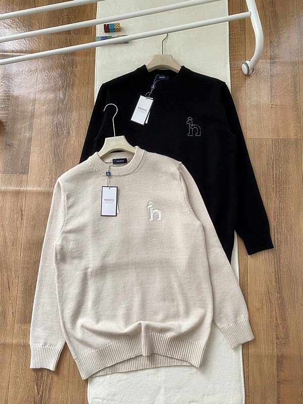 哈吉斯2025秋冬质感之选两色羊毛衫