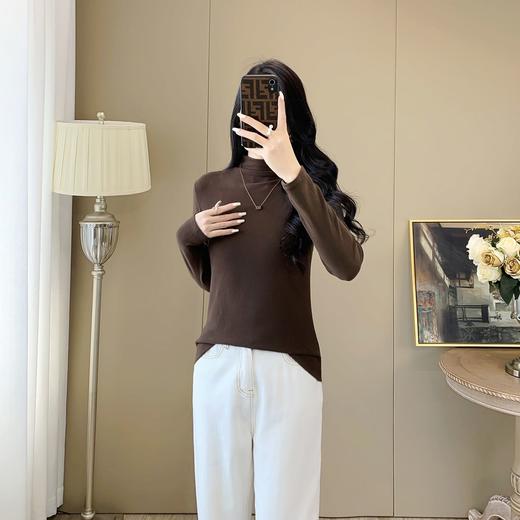 【99元2件】女士秋冬高领打底衫烟囱领里衫【FF25835】 商品图3