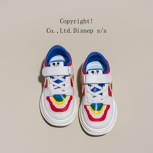 特价59元迪士尼【正版授权】【防伪标】儿童加绒运动休闲鞋板鞋时尚百搭彩绘色系男女童金典板鞋26-37 商品图9