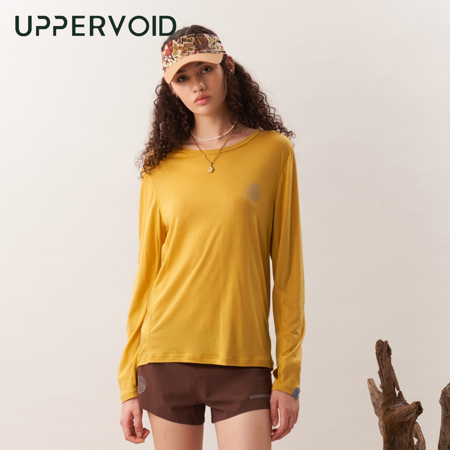 LLIAD长袖羊毛T恤户外透气舒适内搭罩衫男女UPPERVOID二普纬度