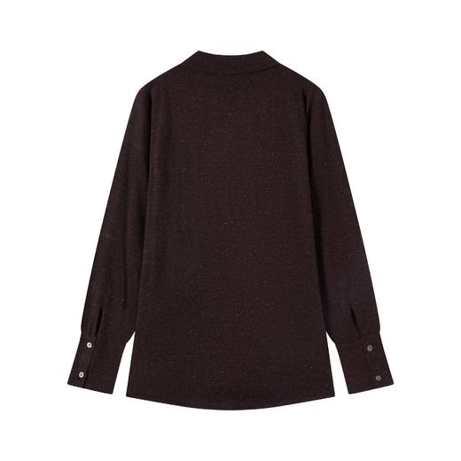 N°28 2025 秋季新款设计师时尚翻领长袖女装衬衫895381M016 商品图2