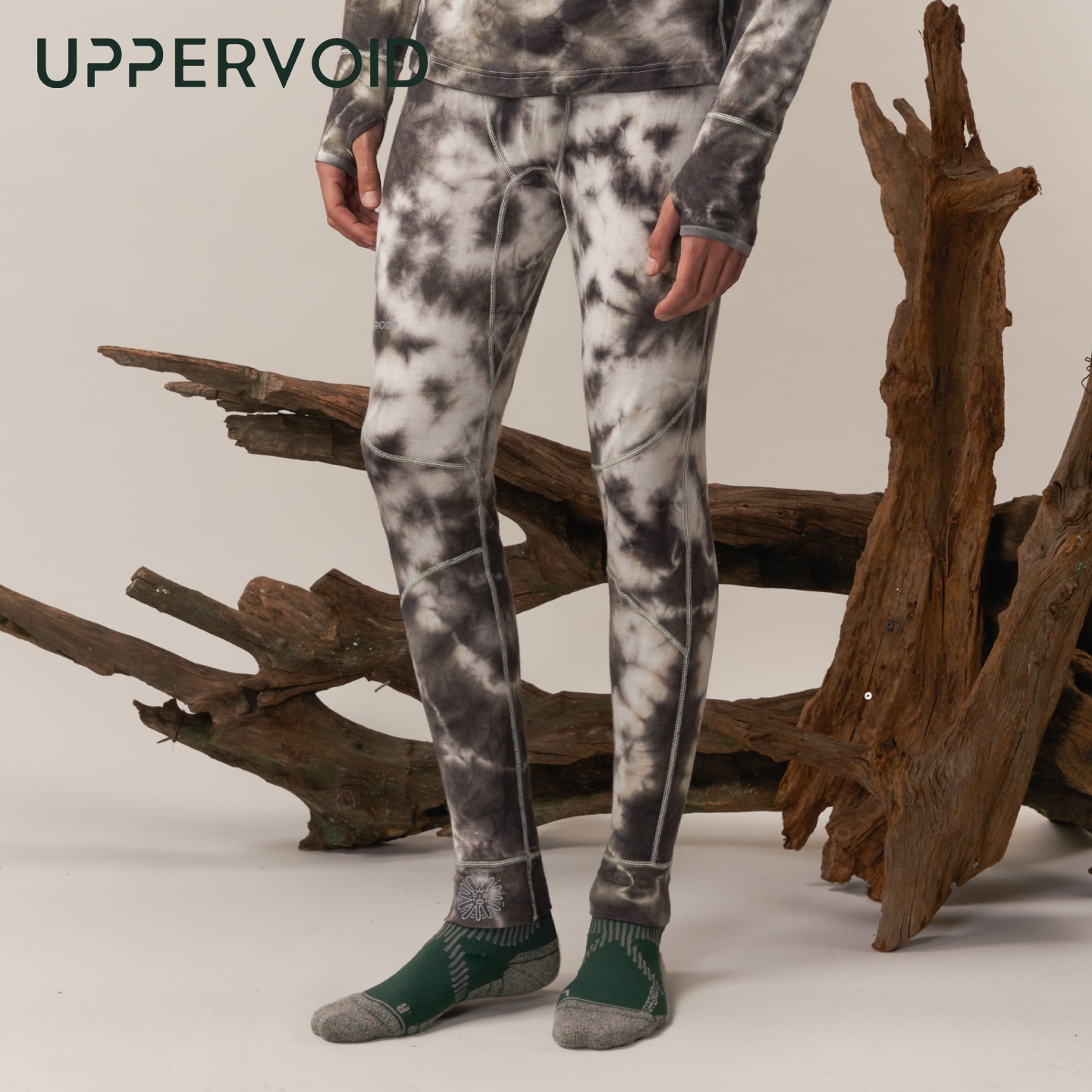 METHUSE260羊毛打底裤保暖吸汗恒温抗菌男UPPERVOID二普纬度