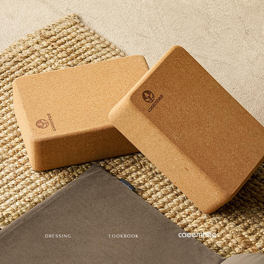 卡益天然软木瑜伽砖 商品图1