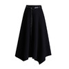 加厚毛呢不规则半身裙，秋冬季新款遮胯中长款高腰a字裙 商品缩略图4